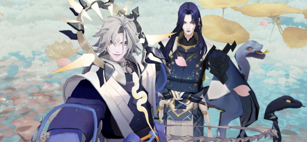 阴阳师 八岐大蛇·绀色 神堕八岐大蛇·绀色 玩玩摄影功能 绀锅贴贴