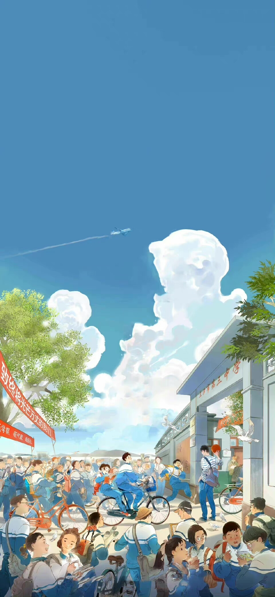 插画及壁纸均源自微博 自行去水印