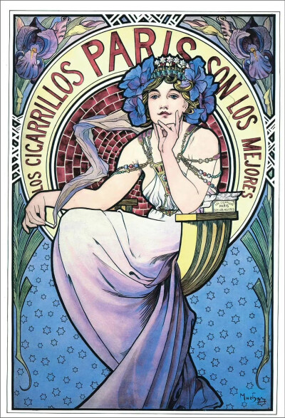 绘画大师阿尔丰斯穆夏作品