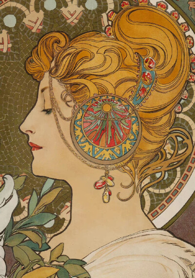 绘画大师阿尔丰斯穆夏作品