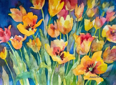 Annelein Beukenbamp 水彩艺术家 作者INS：abwatercolor