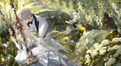 “繁花盛放 此生不渝”