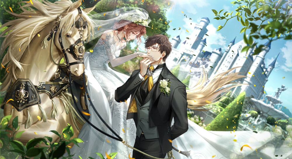 “繁花盛放 此生不渝”