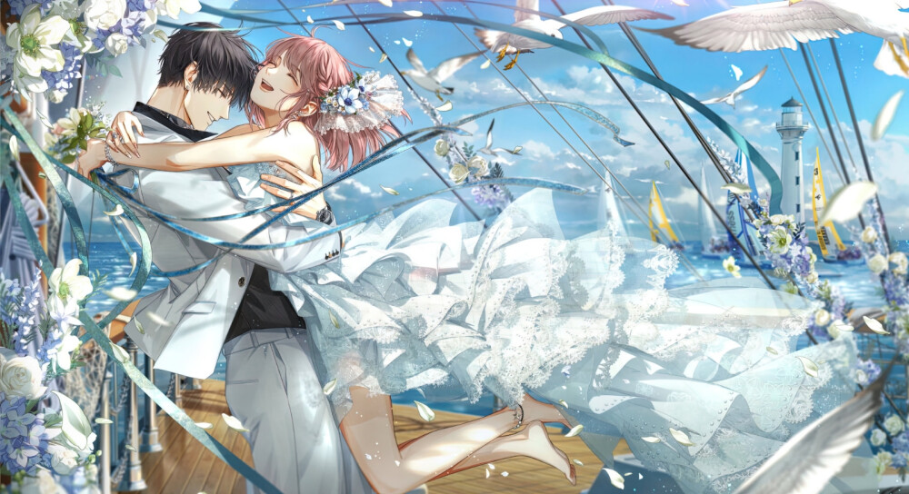 “繁花盛放 此生不渝”