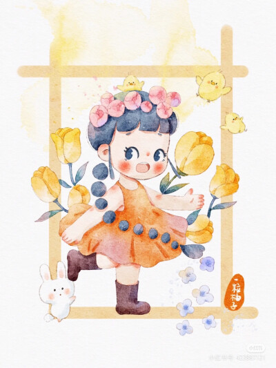 插画师：一粒柚子