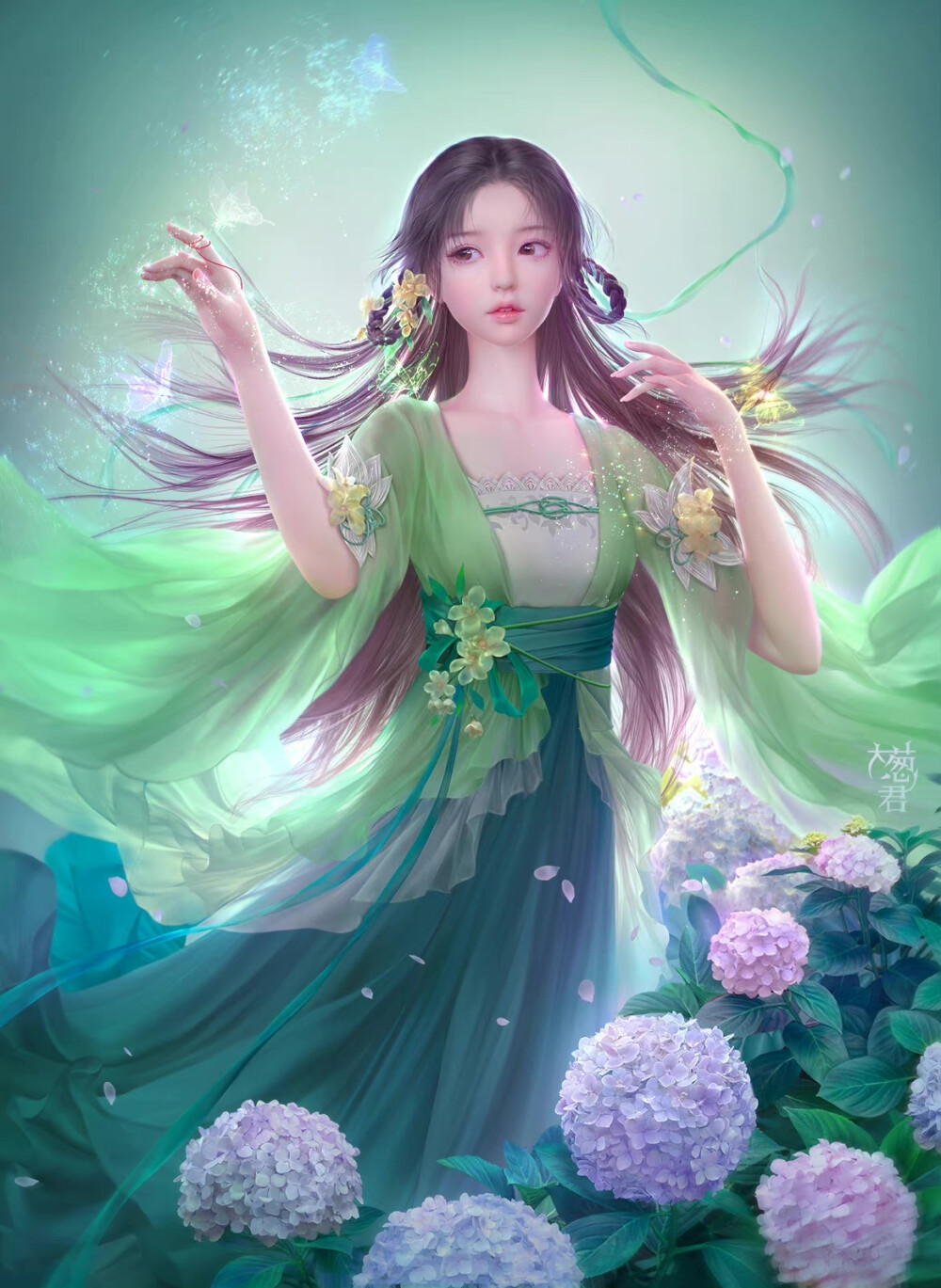 手绘美人 喵姐 毒姐 秀姐 陆雪琪⋯