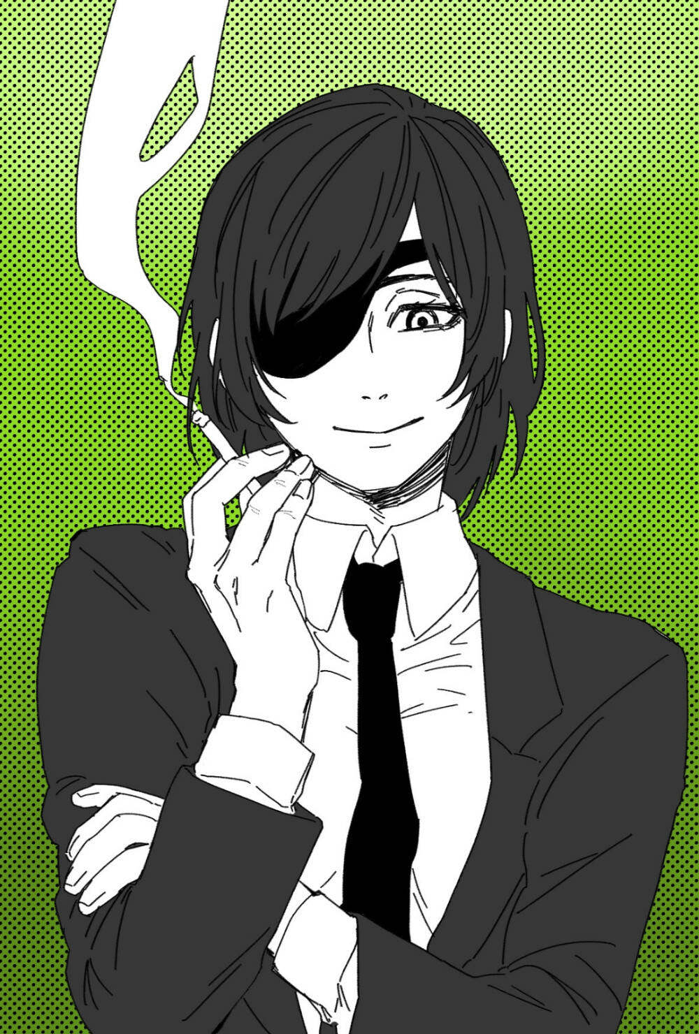 电锯人人物特写画师fuse=nag 676767 - 堆糖,美图壁纸兴趣社区