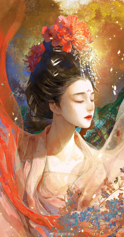 绘师:画画的慕白