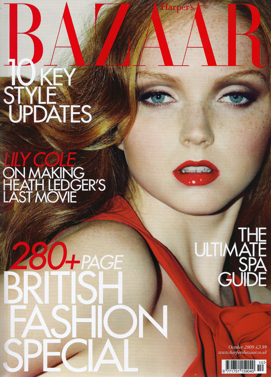 Harper's BAZAAR UK October 2009
Lily Cole photographed by Guy Aroch
[weibo@Tangyimem]