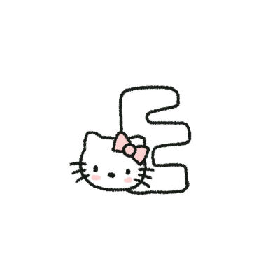 HelloKitty字母