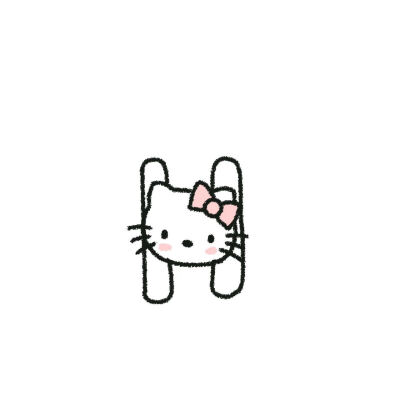 HelloKitty字母