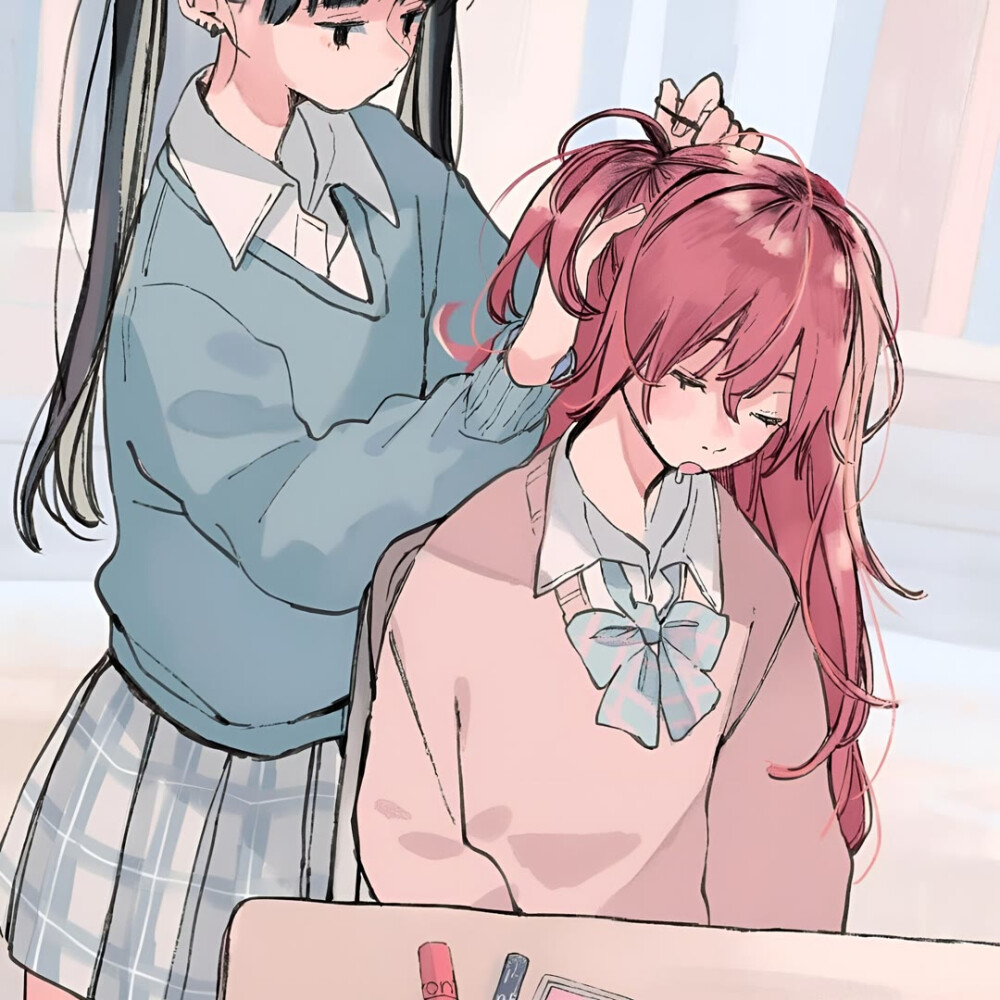 闺蜜头像|与你分享过的青春，不比恋爱时少半分