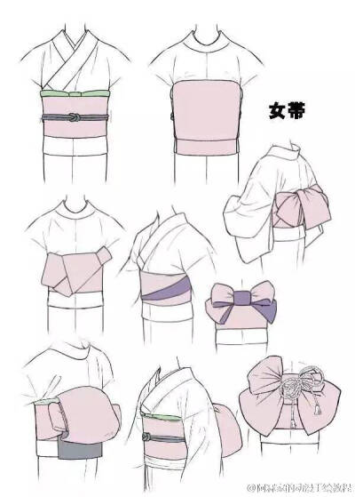 和服 和风 画法