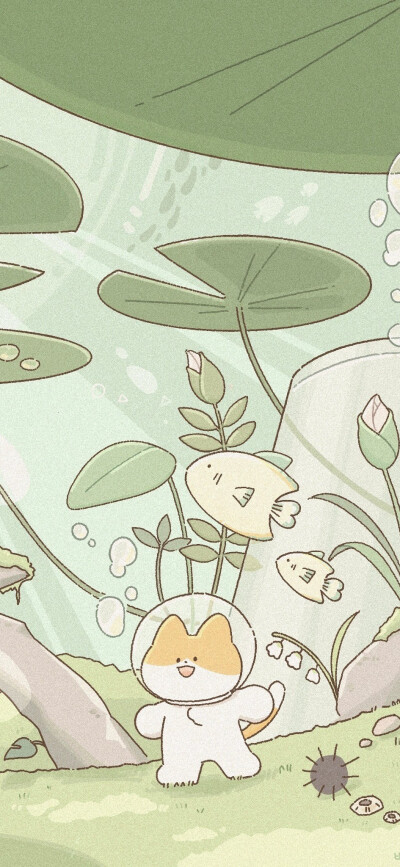 六月的氛围感是绿色的 ​​​
画师：Bunzzi_
插画壁纸头像 背景图