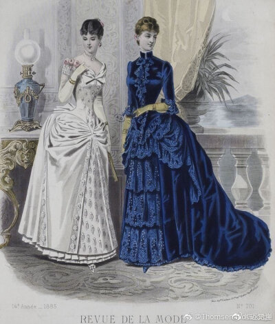1885年时尚插画