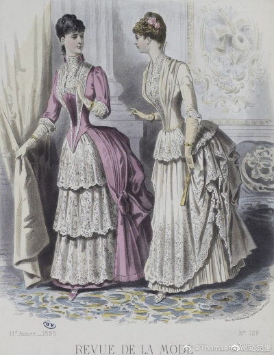 1885年时尚插画