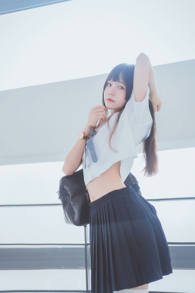 JK制服 水手服 百褶裙 写真 少女 flj