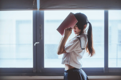 JK制服 水手服 百褶裙 写真 少女 flj