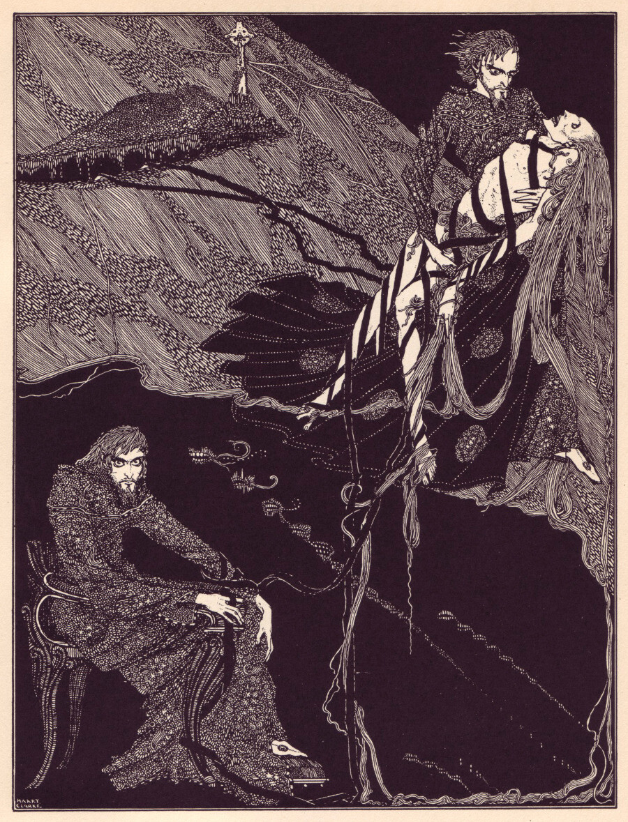 "It was a fearful page in the record of my existence" (Berenice)
Harry Clarke's Illustrations for Poe's Tales of Mystery and Imagination (1919)
