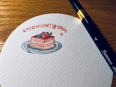 strawberry cake