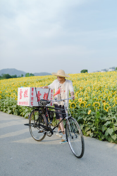 一眼好心情
摄影：洪小漩
出镜：菲比及家人
很小时候，我妈妈就曾种过一小片向日葵。
我太小，不知道那是自家的土地，放学后疯野到地里，站在巨大的花序下面，仰着头看着比我脸蛋子还大的一盘葵花籽，心想，什么…