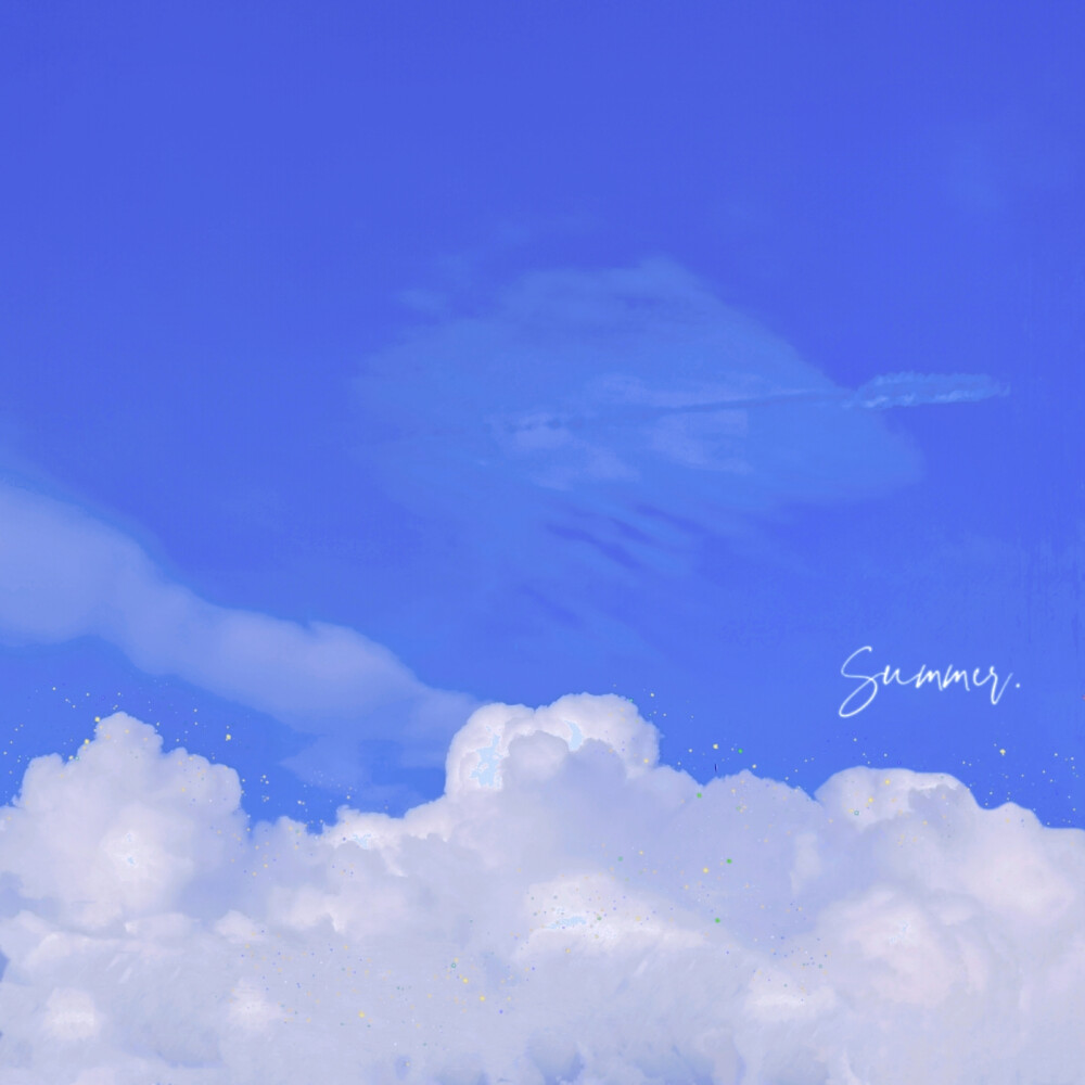 自拍天空背景图（自拍加调滤镜！！！）勿盗