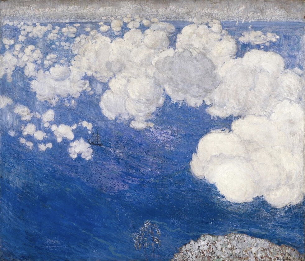 《黑海上空的云——克里米亚》（Clouds over the Black Sea — Crimea），Boris Anisfeld，1906年