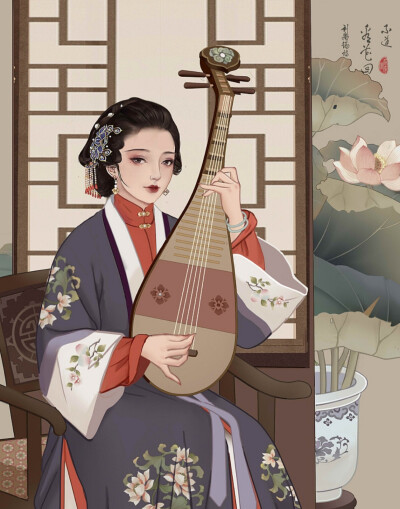 古风
画师：不二 ​​​