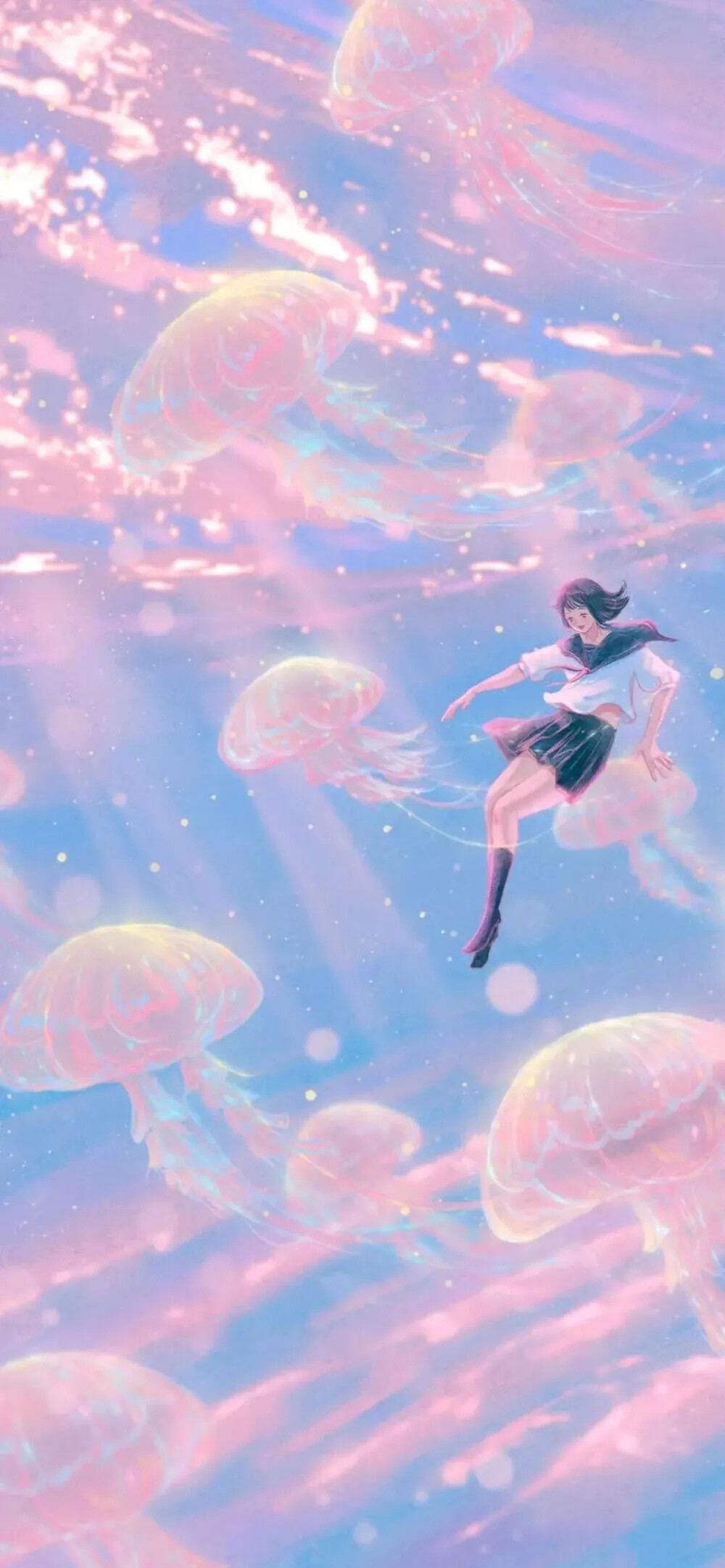 “晓看天色暮看云，行也思君，坐也思君。昼赏微云夜观星，昼也思卿，暮也思卿。春赏百花冬观雪，醒亦念卿，梦亦念卿”