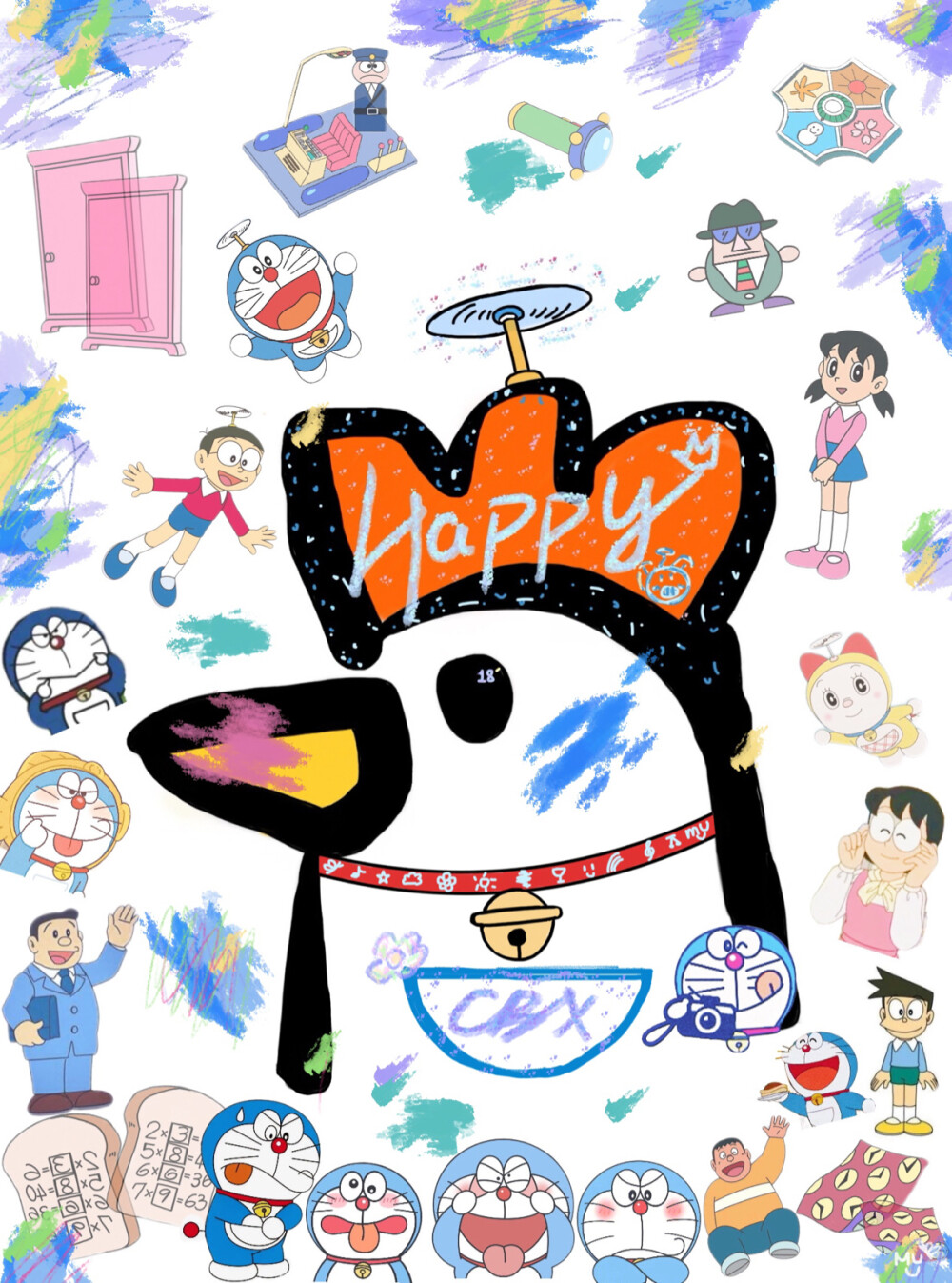 哆啦A鸡— —七月生日限定联名哆啦A梦