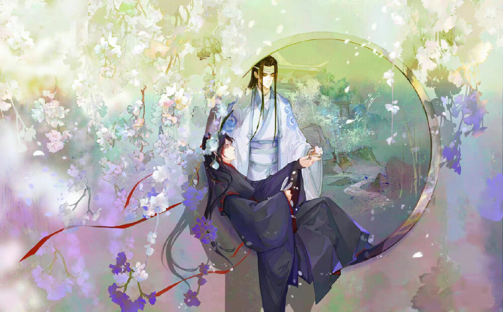 古风男图 魔道祖师 忘羡