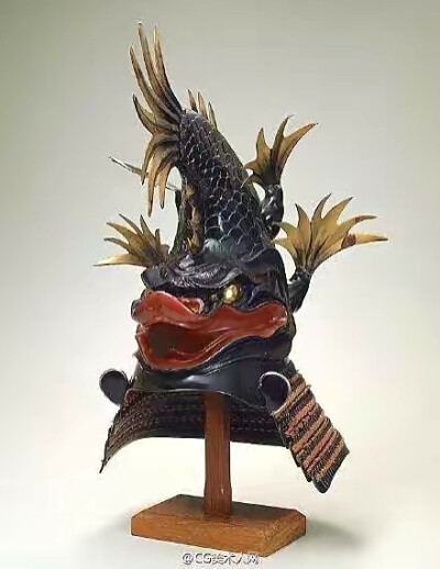 武士 头盔 绘画参考 和风