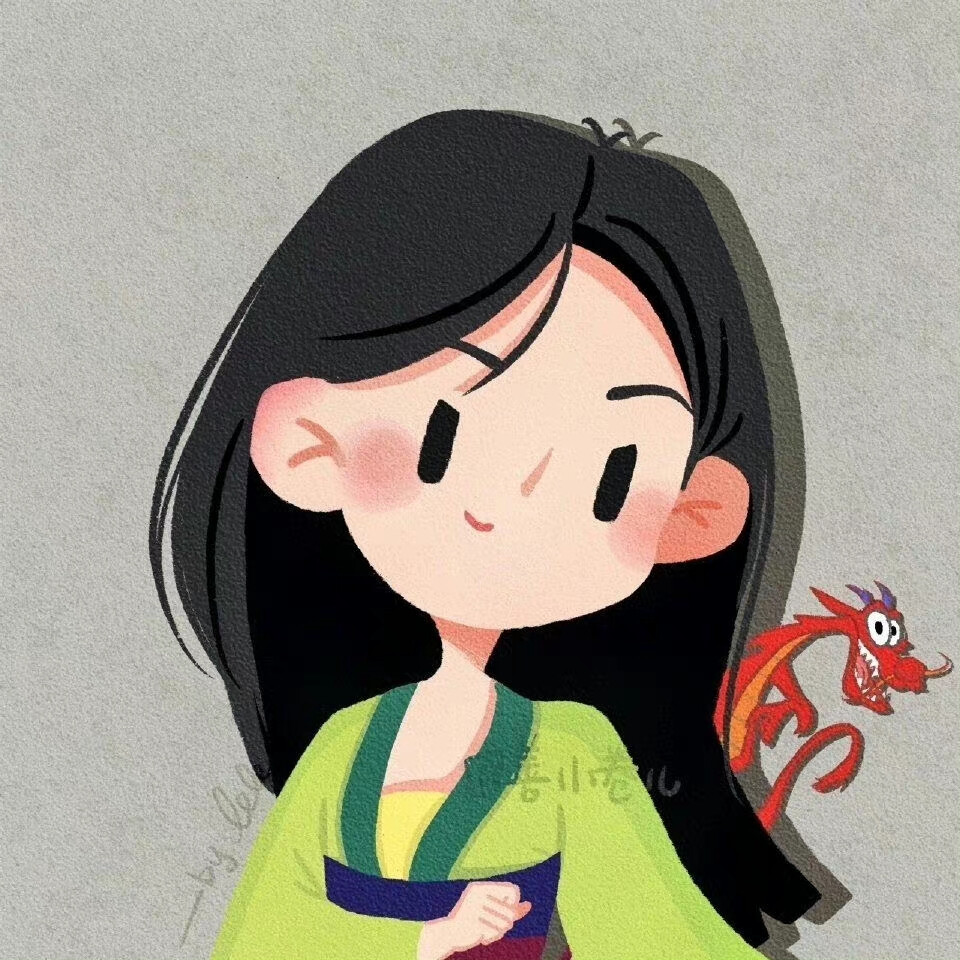 迪士尼公主，插画作者：善小卷儿 ​​​