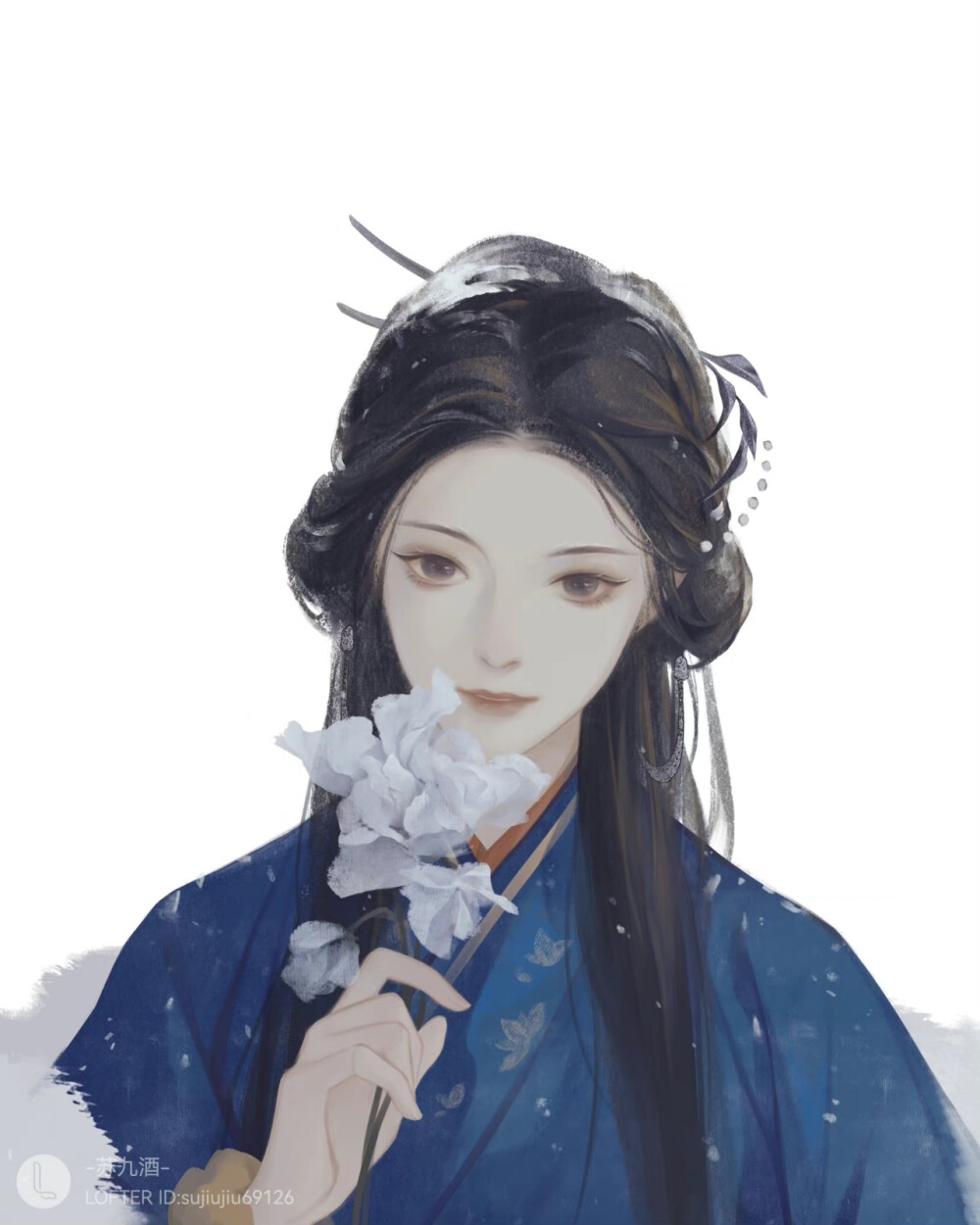 神仙画师人物插画画画绘画手绘
画师：苏九酒 ​​​