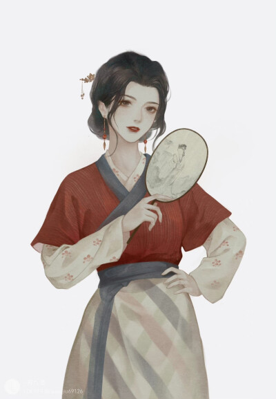 神仙画师人物插画画画绘画手绘
画师：苏九酒 ​​​