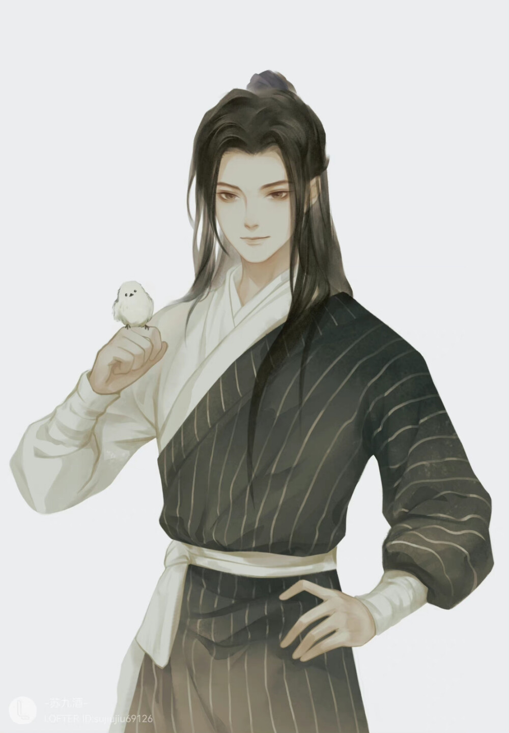 神仙画师人物插画画画绘画手绘
画师：苏九酒 ​​​