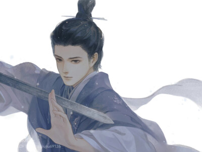 神仙画师人物插画画画绘画手绘
画师：苏九酒 ​​​