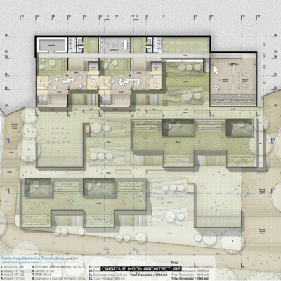 项目说明:“建筑是地形景观的发展”是一个美丽的比喻儿童中风，在画具体东西之前，会产生一个连接和一个景观表面的干预，证明它是一个爬、下、滚、玩耍的地方……孩子们用反映他们复杂性的心理结构填补空白。
