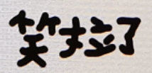 手写字