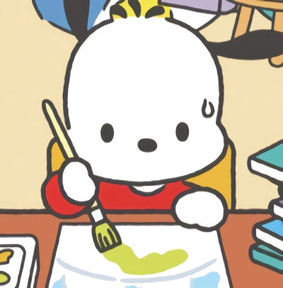 帕恰狗绘画头像