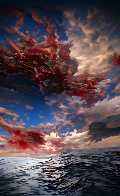 天空 海洋 血液