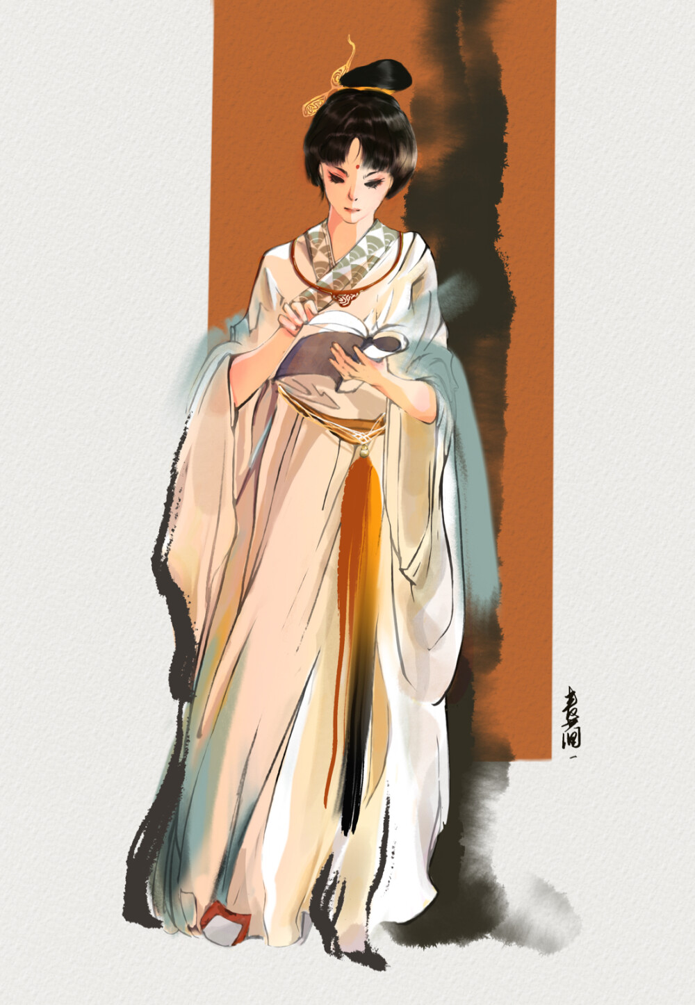 藐姑射之山，有神人居焉。
肌肤若冰雪，淖约若处子。
不食五谷，吸风饮露。