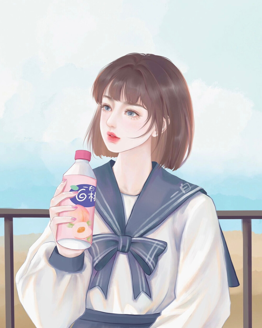 “你在身边 在你身边”
情侣头像｜优质情头｜手绘头像
画师:【画师一白】