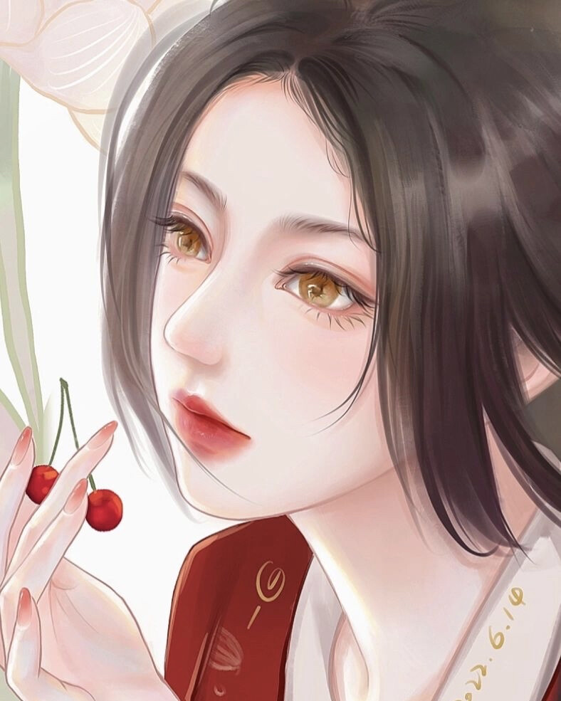 “希望你也快乐”
女生头像｜优质女头｜古风头像
画师:【画师一白】