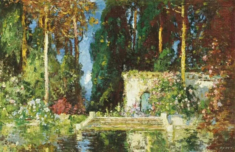 上帝的后花园：19世纪画家Thomas Edwin Mostyn 作品