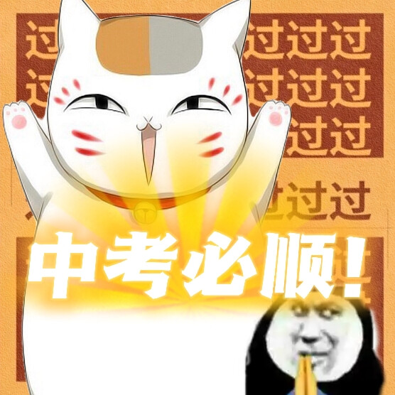 中考必顺 保佑孩子 （猫咪老师）