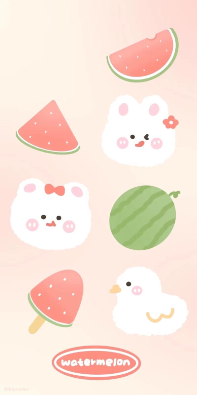 敲级治愈的可爱高清手机壁纸