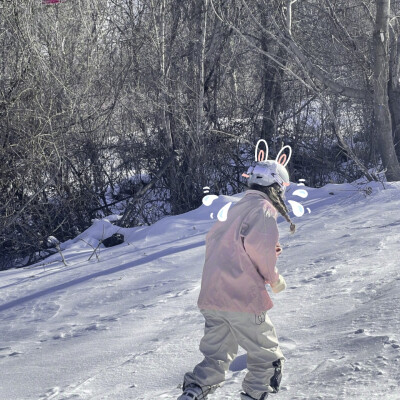 雪地欣欣兔☃