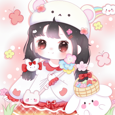 甜心小熊可爱头像