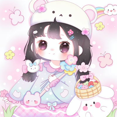 甜心小熊可爱头像